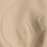 OVERSIZED LOGO EMBOSSED SET BEIGE