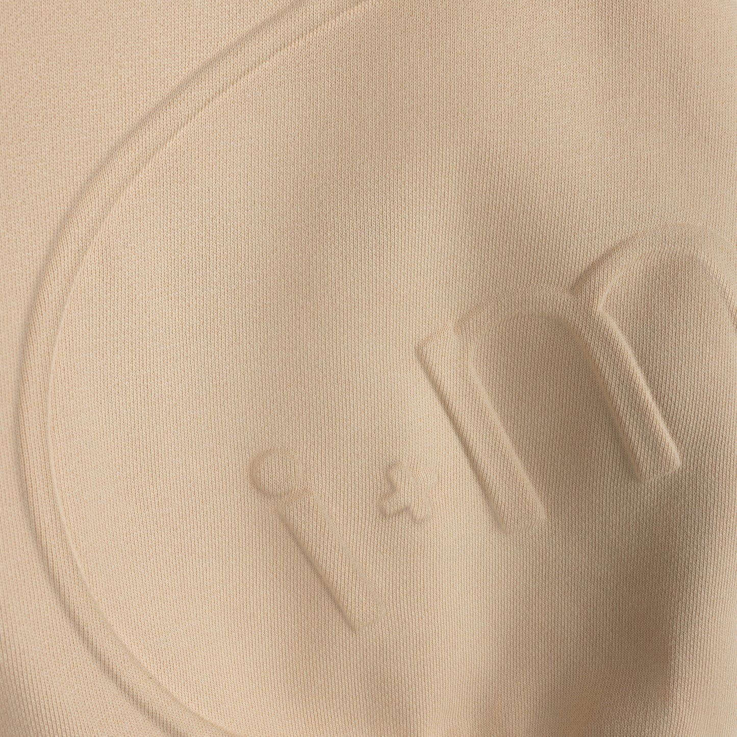 OVERSIZED LOGO EMBOSSED SET BEIGE