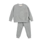 OVERSIZED LOGO EMBOSSED SET GREY