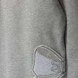 DOUBLE BOW BEAUTY CROP TOP GREY