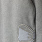 DOUBLE BOW BEAUTY CROP TOP GREY