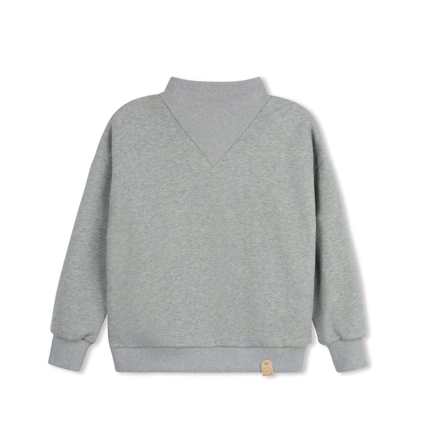 CLASSIC WARM-NECK SWEAT TOP GREY