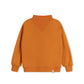 CLASSIC WARM NECK-SWEAT TOP RUST
