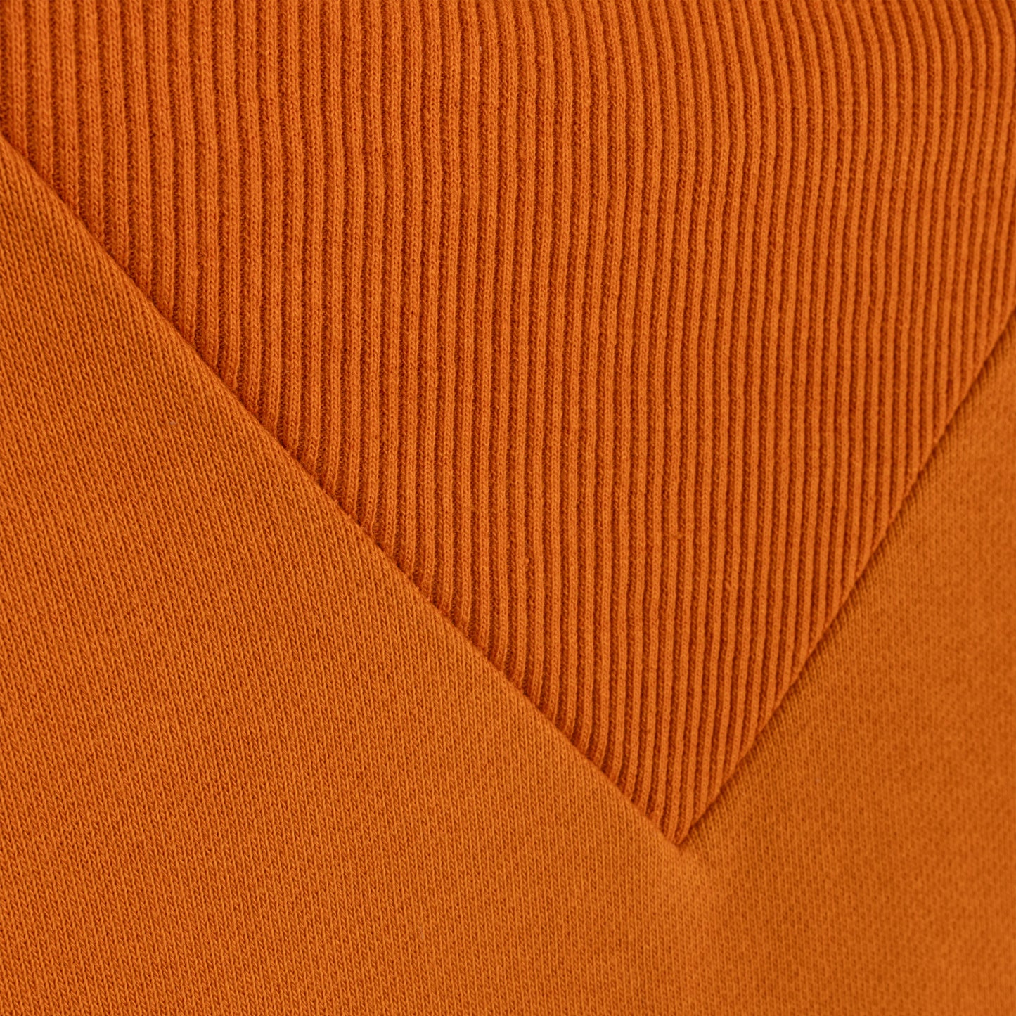CLASSIC WARM NECK-SWEAT TOP RUST