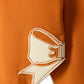DOUBLE BOW BEAUTY CROP TOP RUST
