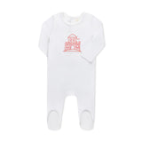 POPPY SANDCASTLE FOOTIE SET BABY GIRL