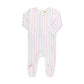 HEART STRIPED FOOTIE SET WHITE