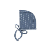 STAR STRIPED FOOTIE SET BLUE