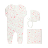 DAP DAPPLED FOOTIE SET BABY GIRL