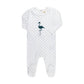 FLOCKING FLAMINGO FOOTIE SET TEAL