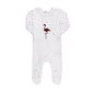FLOCKING FLAMINGO FOOTIE SET BURGUNDY