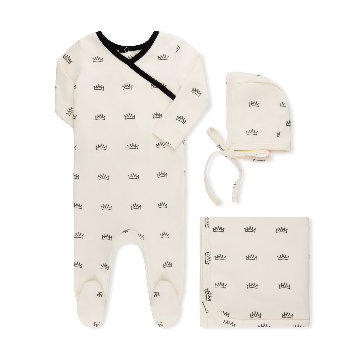 SO ROYAL FOOTIE SET BABY BOY