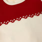 SCUBA CONTRAST OVERLAY FOOTIE SET RED