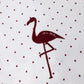 FLOCKING FLAMINGO FOOTIE + HAT BURGUNDY