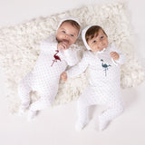 FLOCKING FLAMINGO FOOTIE SET TEAL
