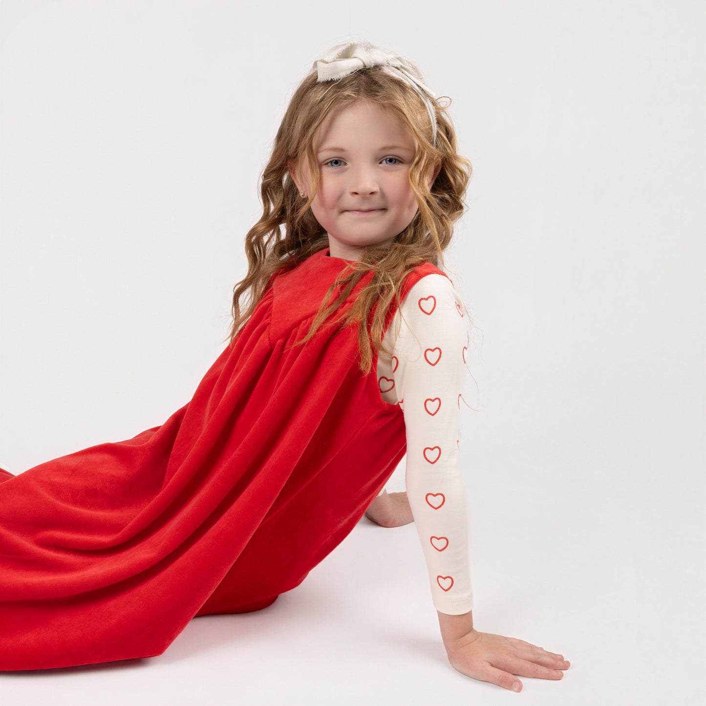 SO LOVED MAXI OVERDRESS SET RED