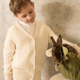 REFINED HANDSTITCHED BOYS CARDIGAN