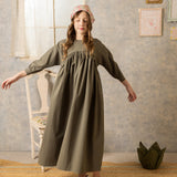 LOGO RIBBON SUPER LOOSE  GIRLS MAXI