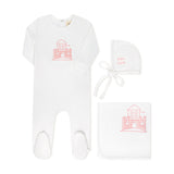POPPY SANDCASTLE FOOTIE SET BABY GIRL