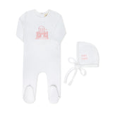 POPPY SANDCASTLE FOOTIE SET BABY GIRL