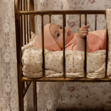 FAUX KNITTED RUMBA FOOTIE SET PALE PINK