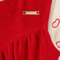 SO LOVED OVERALL SET RED