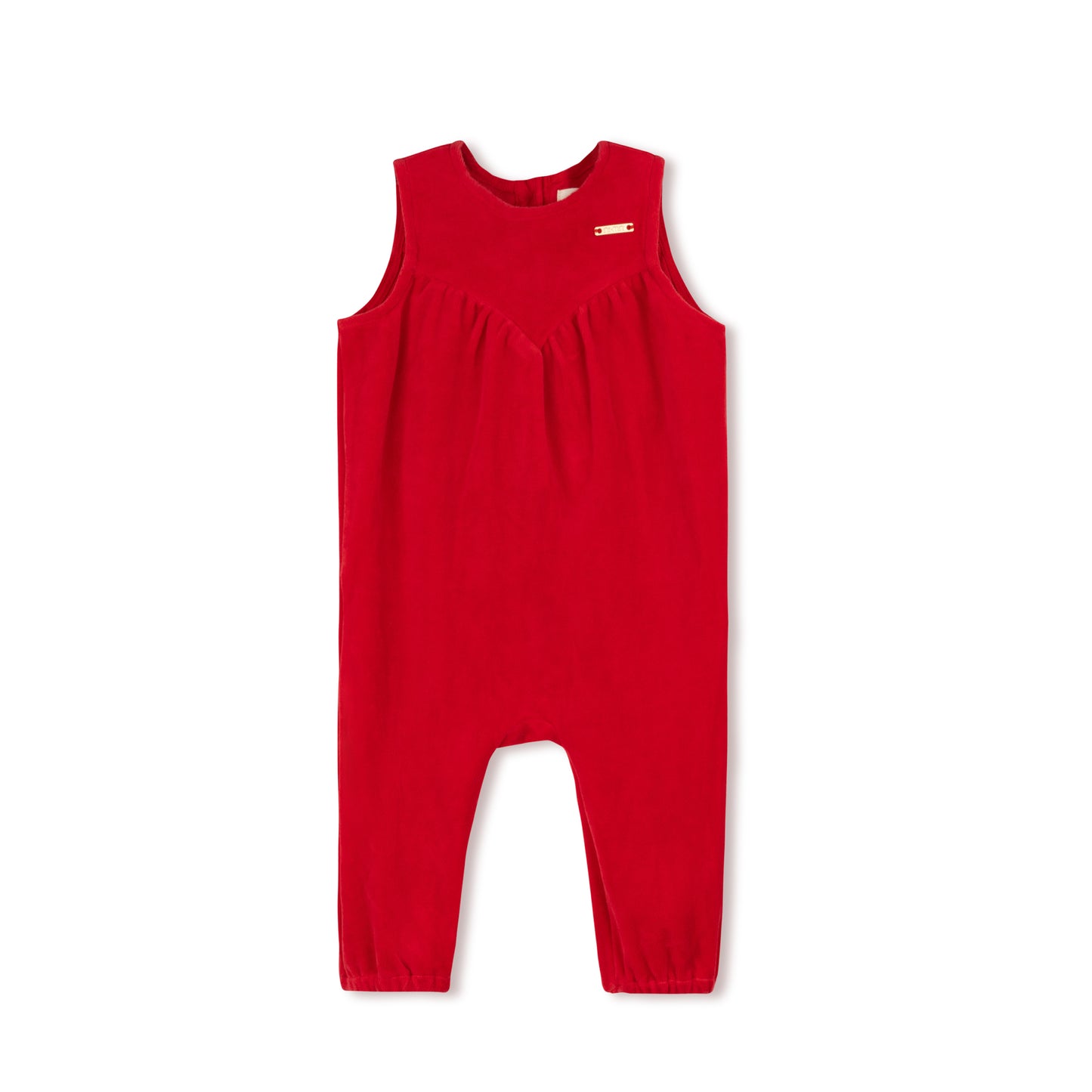 SO LOVED OVERALL SET RED
