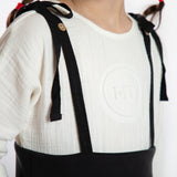 SCUBA COMBO MAXI DRESS
