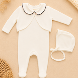 LIBERTY DANCING RIBBON FOOTIE SET BABY BOY