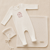 WELCOME HOME BABY GIRL FOOTIE SET