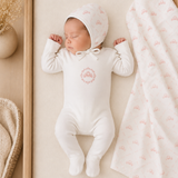 THE PRINCESS CARRIAGE FOOTIE SET BABY GIRL