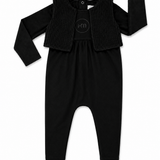 FAUX KNITTED RUMBA OVERALL SET TODDLER BOY
