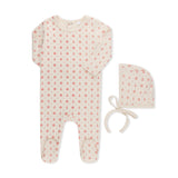 NAUTICAL PATTERNED FOOTIE SET BABY GIRL