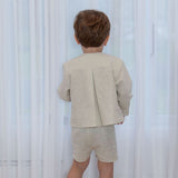 LINEN BLAZER SHIRT