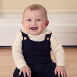KNIT HANDSTITCHED OVERALL TODDLER BOY