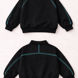 MEDITERRANEAN HAND-STITCHED POLO TOP