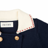 KNIT HANDSTITCHED HEIRLOOM BLAZER