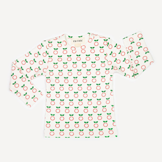 APPLE LOGO PATTERNED TSHIRT