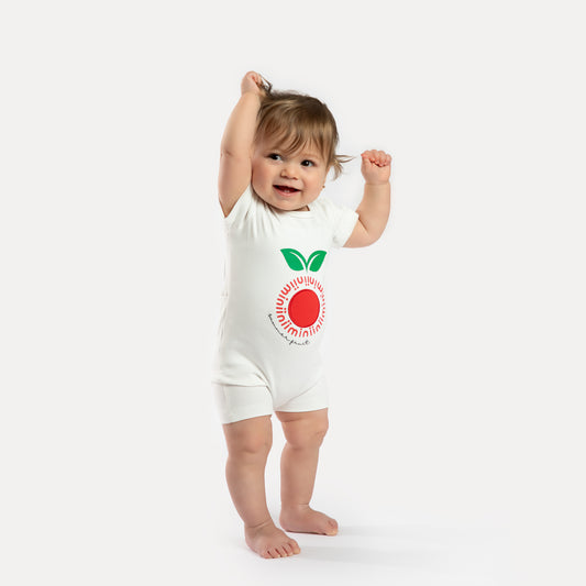 APPLE LOGO ROMPER