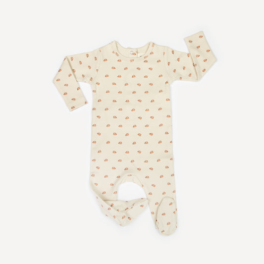 MINI CAR PATTERNED FOOTIE SET BABY BOY