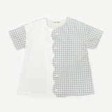 GEOMETRICAL SCALLOPED BOYS SHIRT